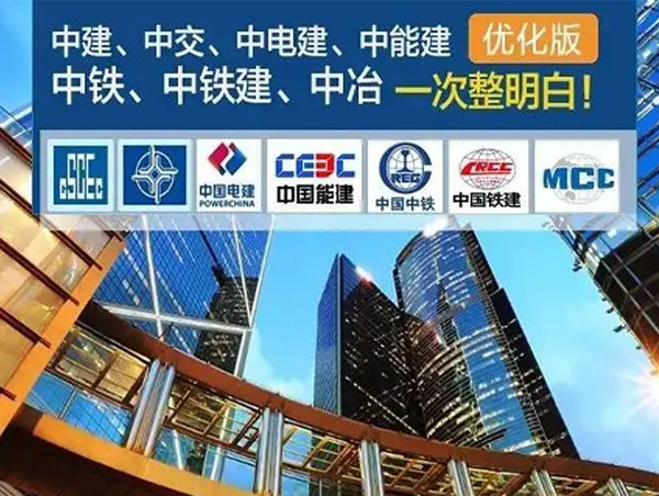 中國(guó)建筑、中國(guó)鐵建、中國(guó)中鐵、中國(guó)交建、中國(guó)電建、中國(guó)中冶、中國(guó)能建分別是什么背景
